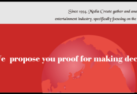 Chiffres Media Create: 24/8/15 – 30/08/15